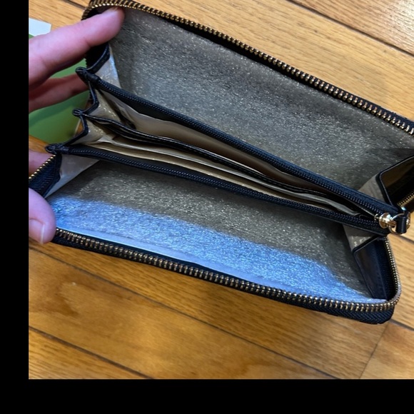 Kate Spade wallet Lacey wallet leopard print zipper NWT - Picture 3 of 11